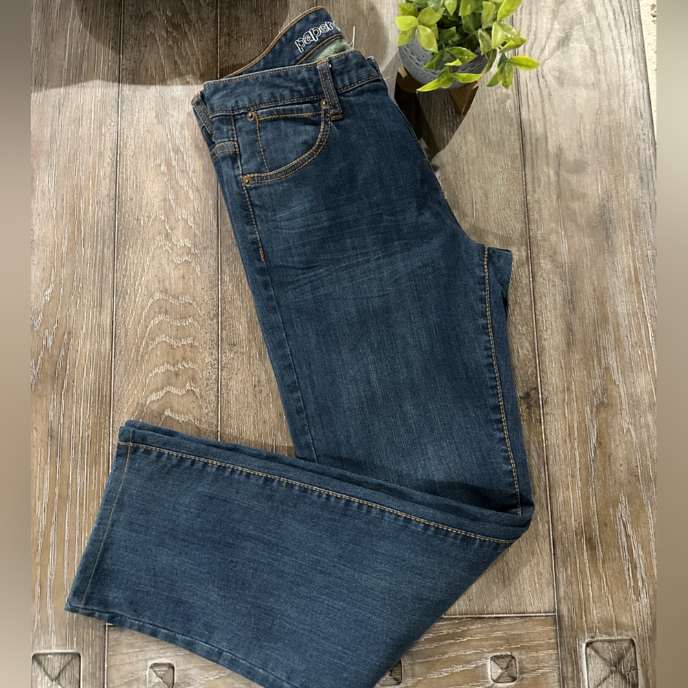 Paper Denim & Cloth Women's Straight Leg Jeans - Dark Blue
